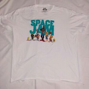 Brand New Space Jam T-Shirt Size 2XL A‎ New Legacy 100% Cotton No Tag For Women